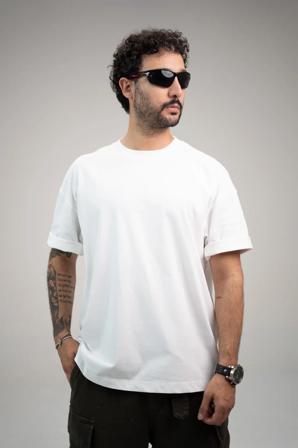 تی‌شرت Neromoda Front On Model سفید