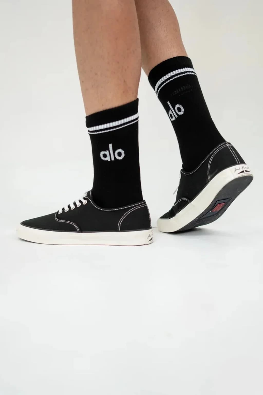 کتانی Converse Black White 4