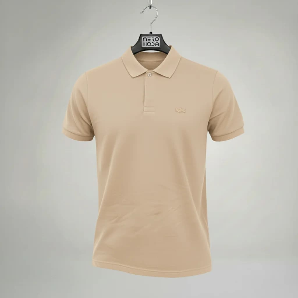 محصول Lacoste Polo 01 بژ – نمای جلو
