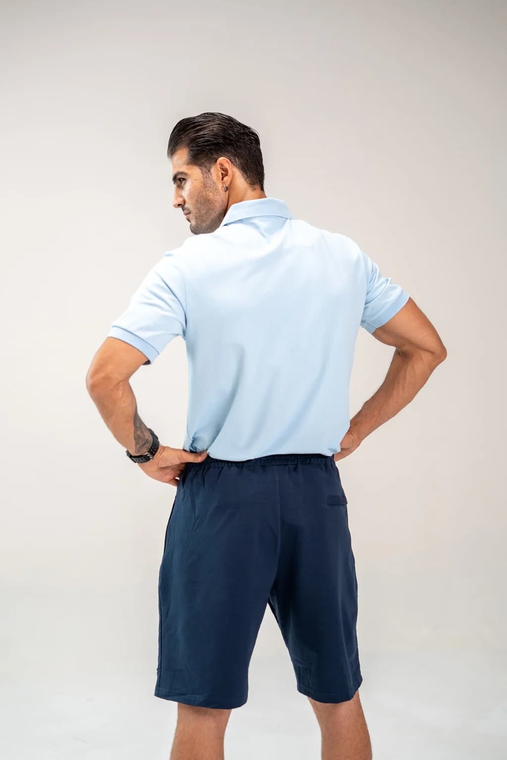 محصول Lacoste Polo lightblue 02 – نمای پشت