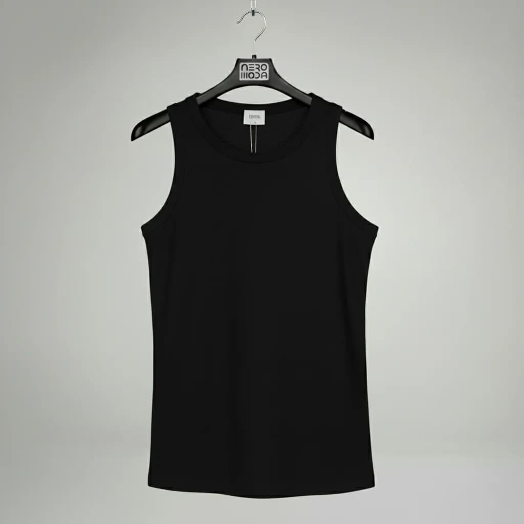 محصول Retro Tanktop مشکی – نمای جلو