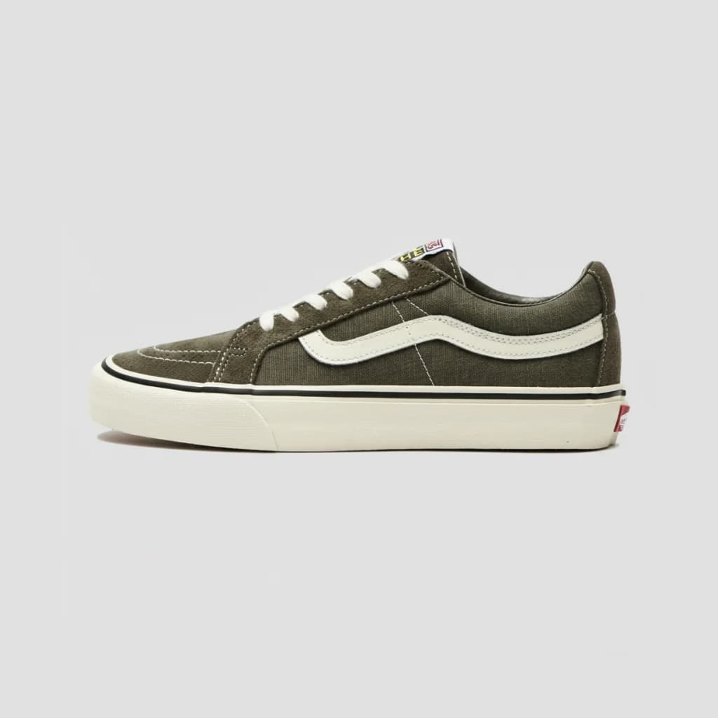 محصول Vans Old Skool Olive White Left – نمای بغل