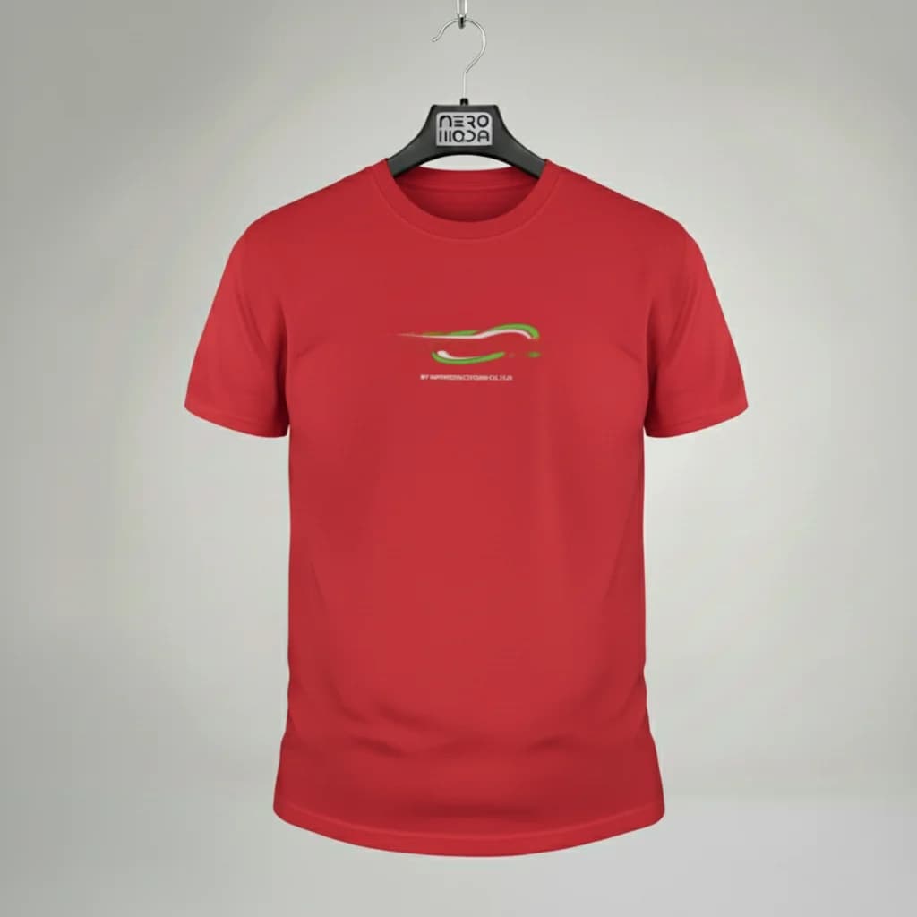 تی‌شرت Neromoda red – نمای پشت