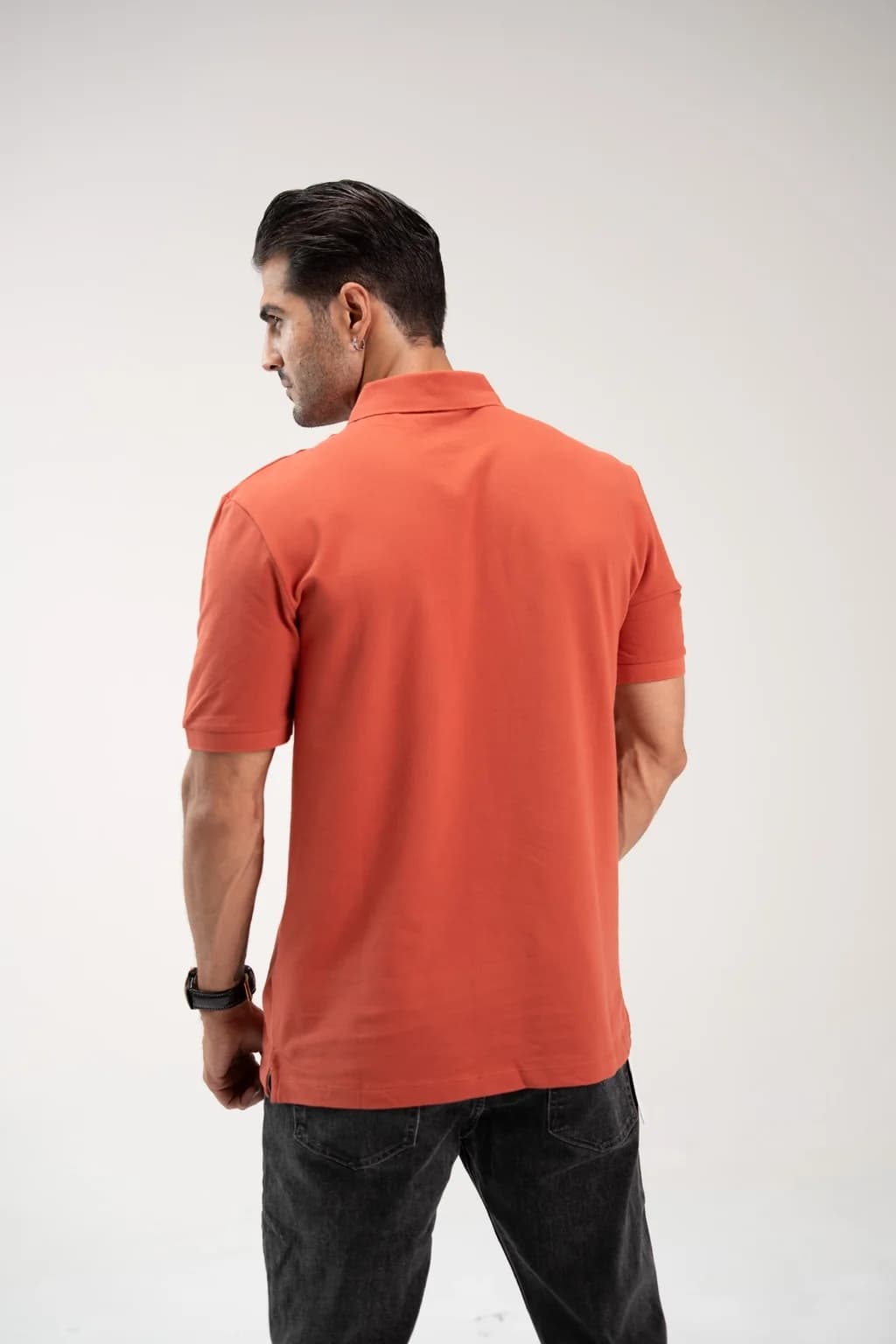 تی‌شرت timberland orange 2 – نمای پشت