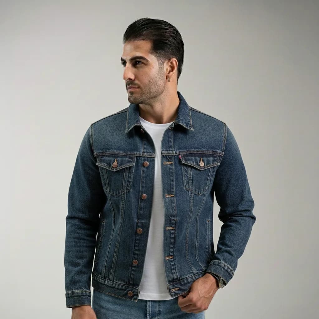 کاپشن جین مردانه Doa Jeans