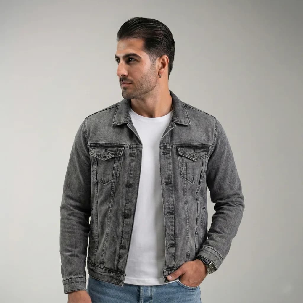 کاپشن جین مردانه سنگشور Doa Jeans