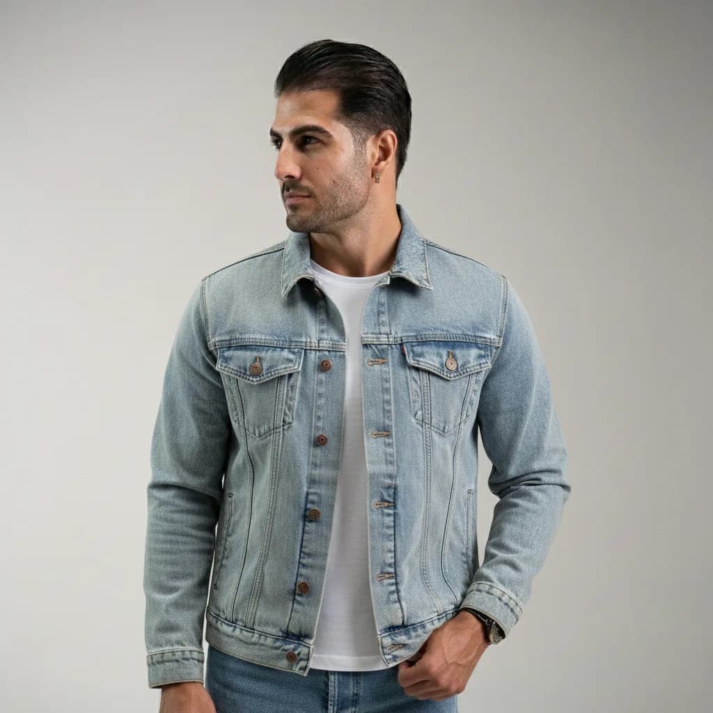 کاپشن جین مردانه Doa Jeans