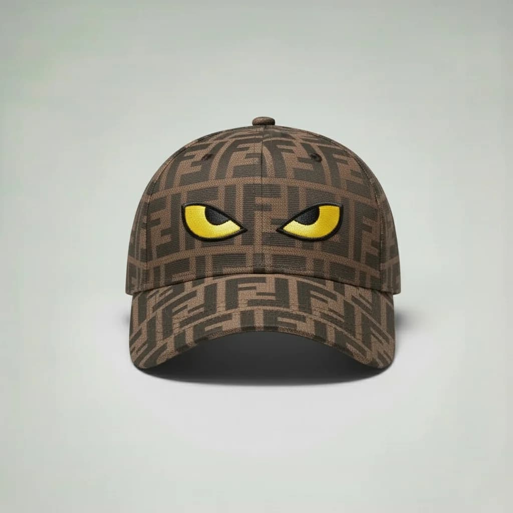 محصول Fendi Eyes Cap مشکی – نمای جلو
