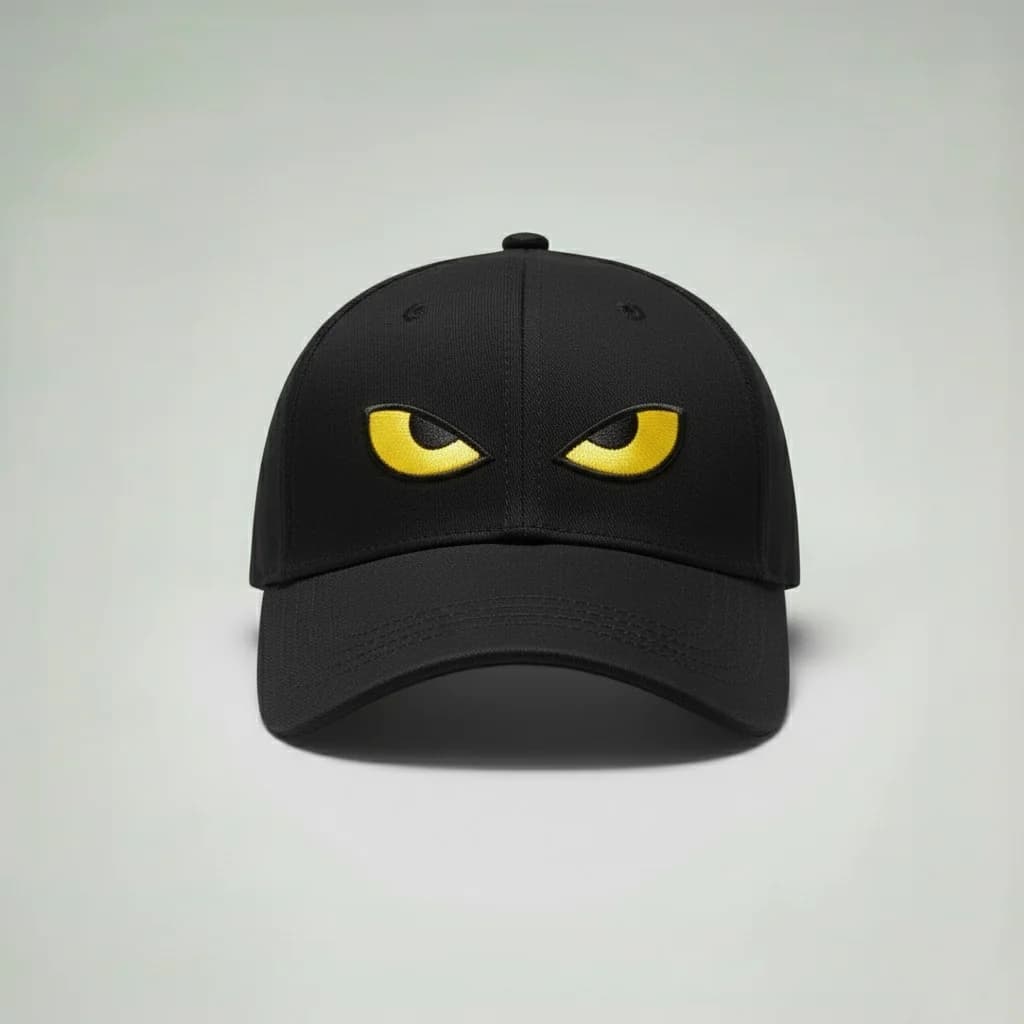 محصول Fendi Eyes Cap سبز زیتونی – نمای تنخور