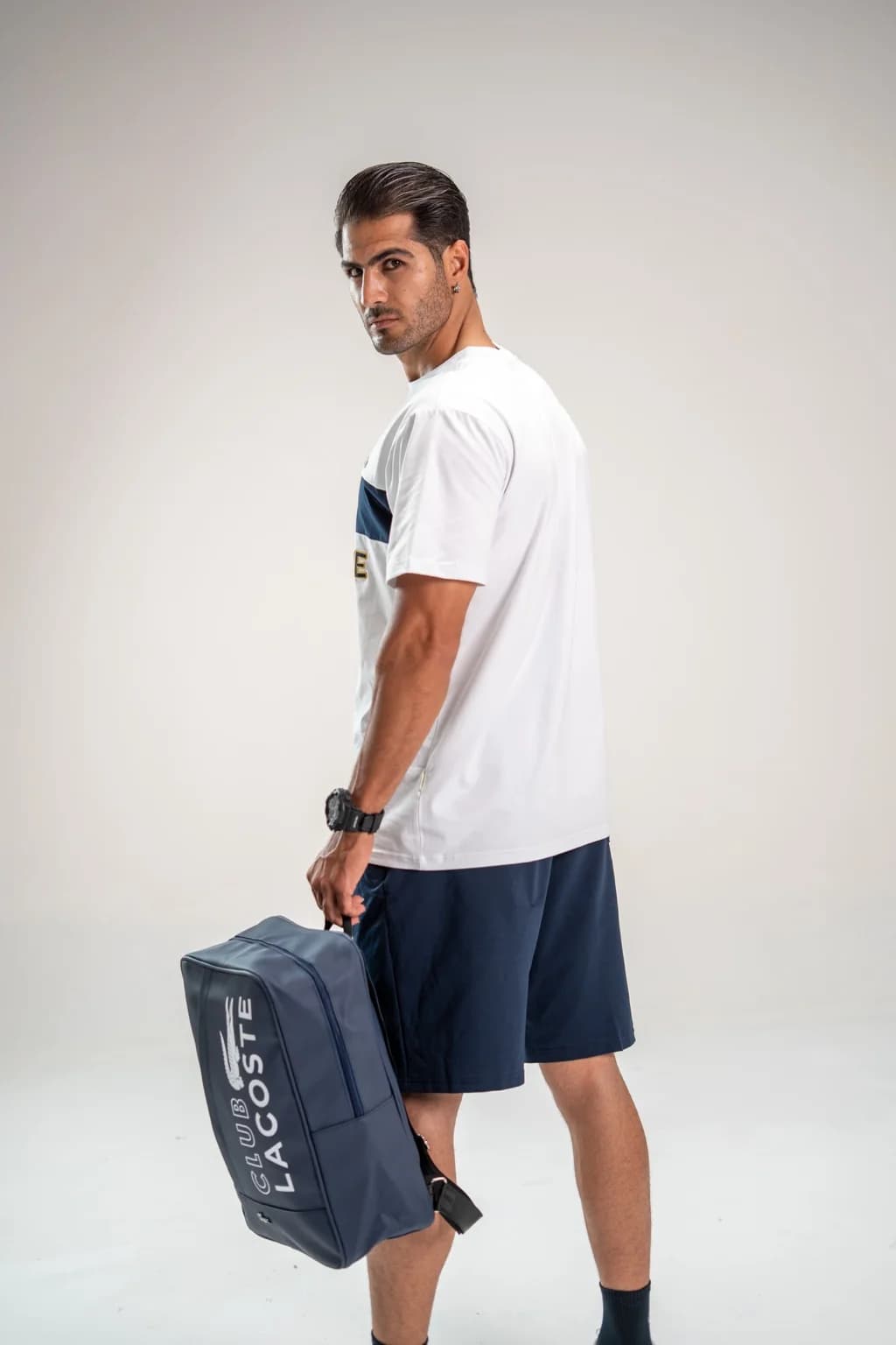 تیشرت Lacoste lightblue – نمای جلو