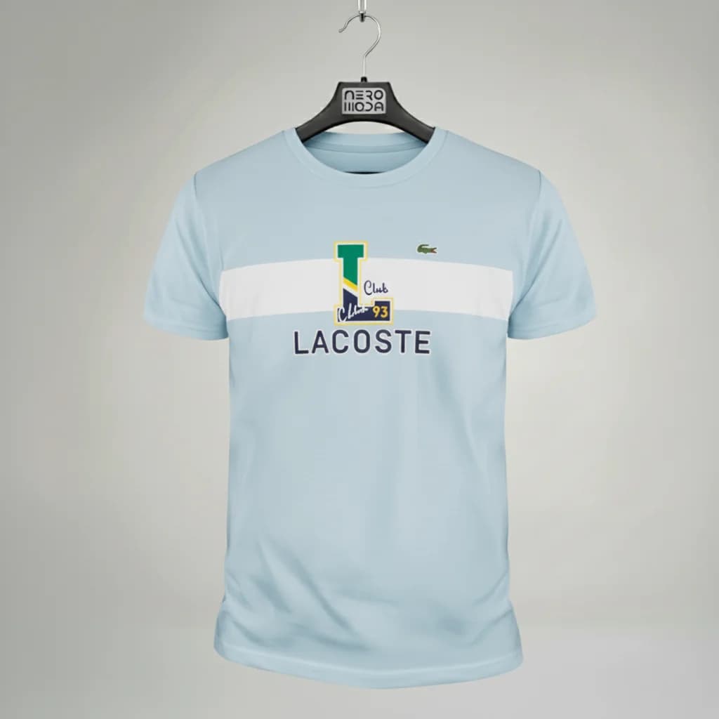 تیشرت Lacoste سرمهای – نمای پشت