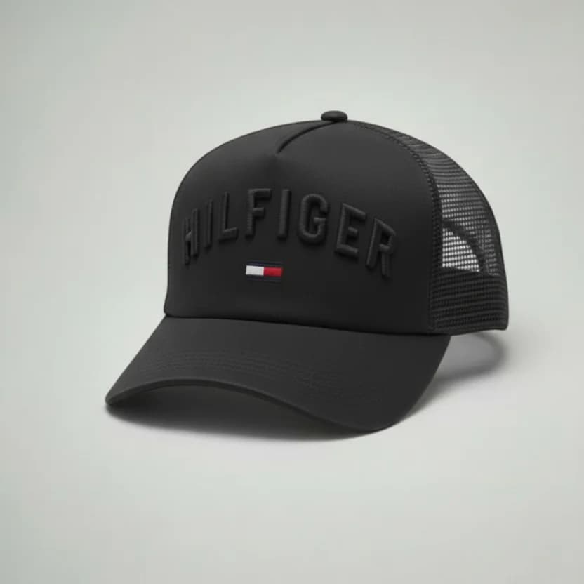 محصول TommyHilfiger Cap مشکی – نمای بغل