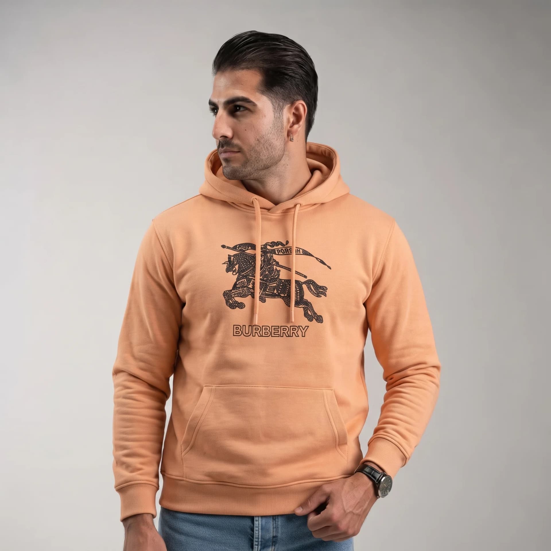 هودی باربری دورس پنبه اورجینال (Burberry)
