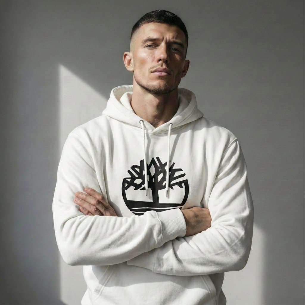 هودی تیمبرلند اورسایز دورس پنبه (Timberland)