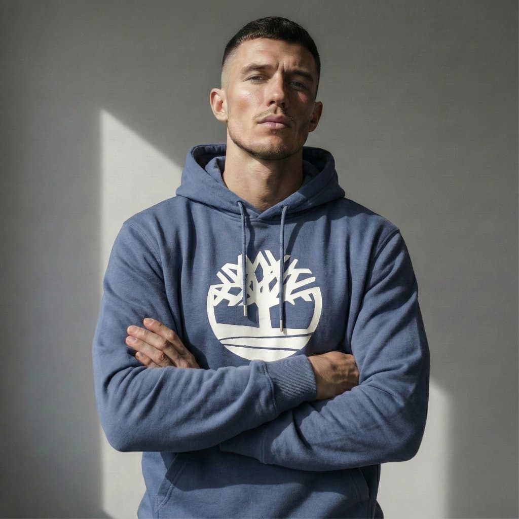 هودی تیمبرلند اورسایز دورس پنبه (Timberland)