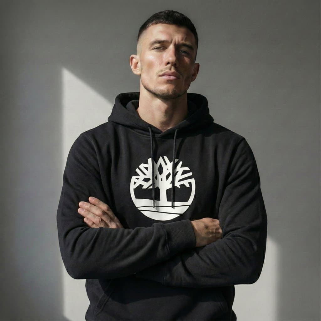 هودی تیمبرلند اورسایز دورس پنبه (Timberland)